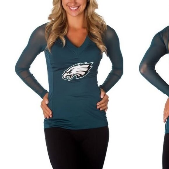 Share Philadelphia Eagles Women's Sexy Wildkat Shirt NWT - Picture 1 of 2